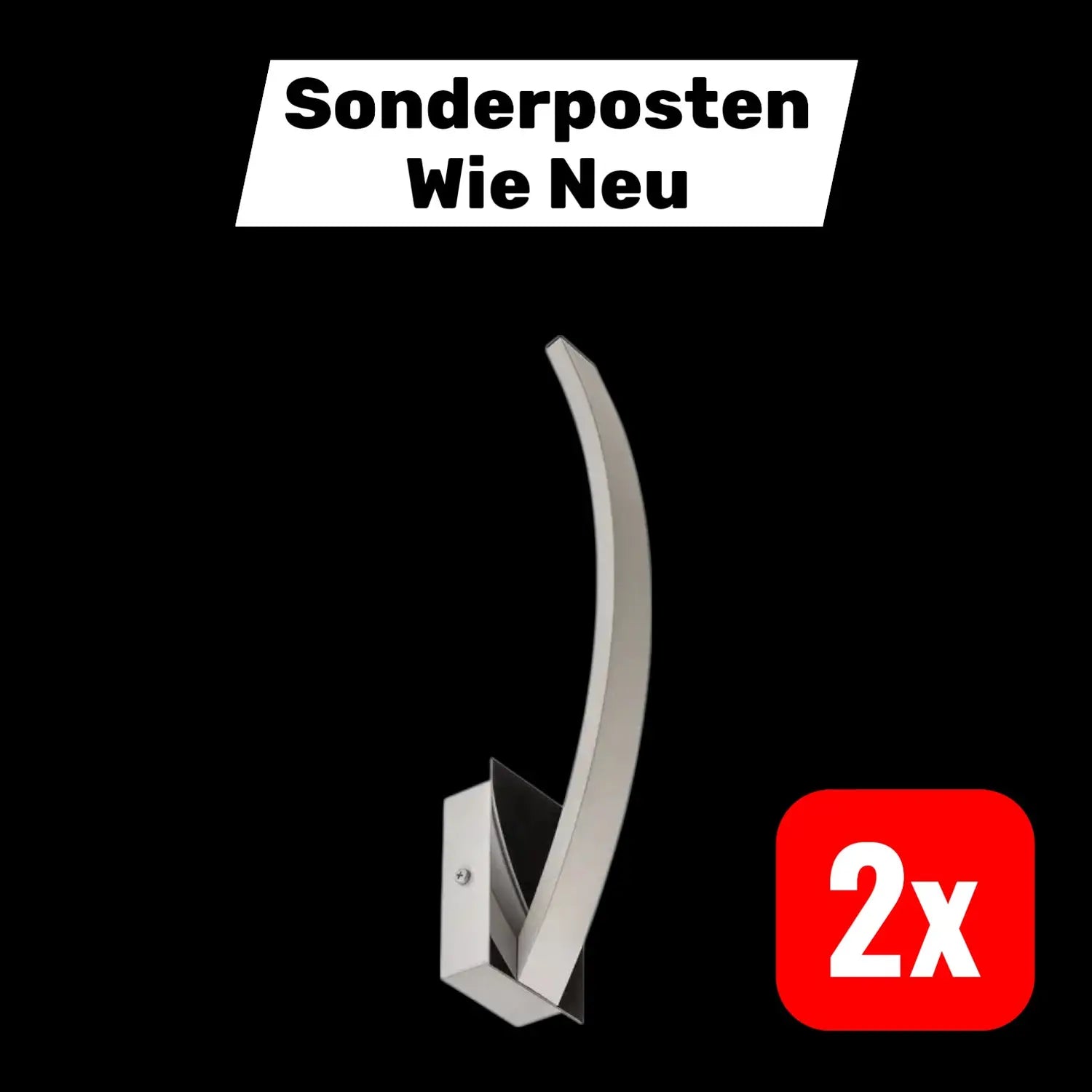 B-Ware Domiluce Led Wandleuchte Umbra Wandlampe Indirekt Strahlend Aluminium 2 Stück186 - 5900108588538