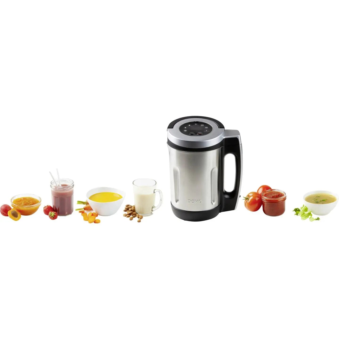 D-Ware Domo Suppenkocher Suppenbereiter Suppenkocher Edelstahl Schwarz 22l Defektware - 5411397138132