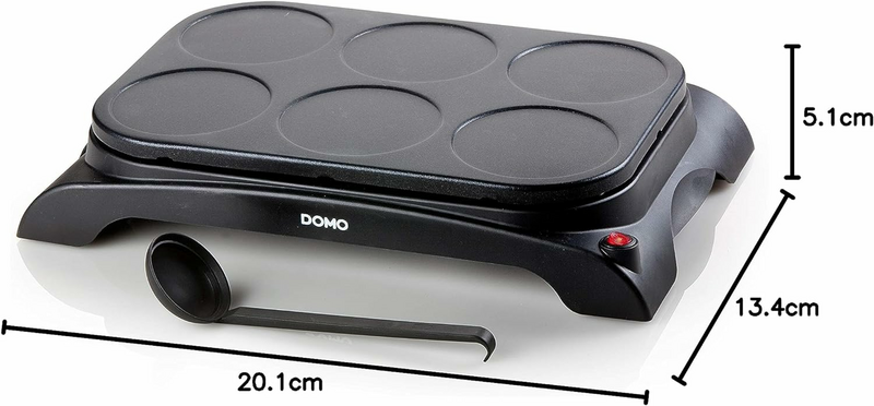 Domo Do8709 P Familien Crepes Maschine Eier Pfannkuchen Pancake Crepesgerät B-Ware - 5411397015051