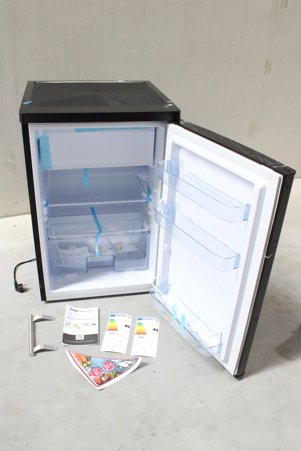 B-Ware Domo Do91124 Kühlschrank Minibar 108l Standgerät Schwarz Siehe Text/Foto - 5411397157607