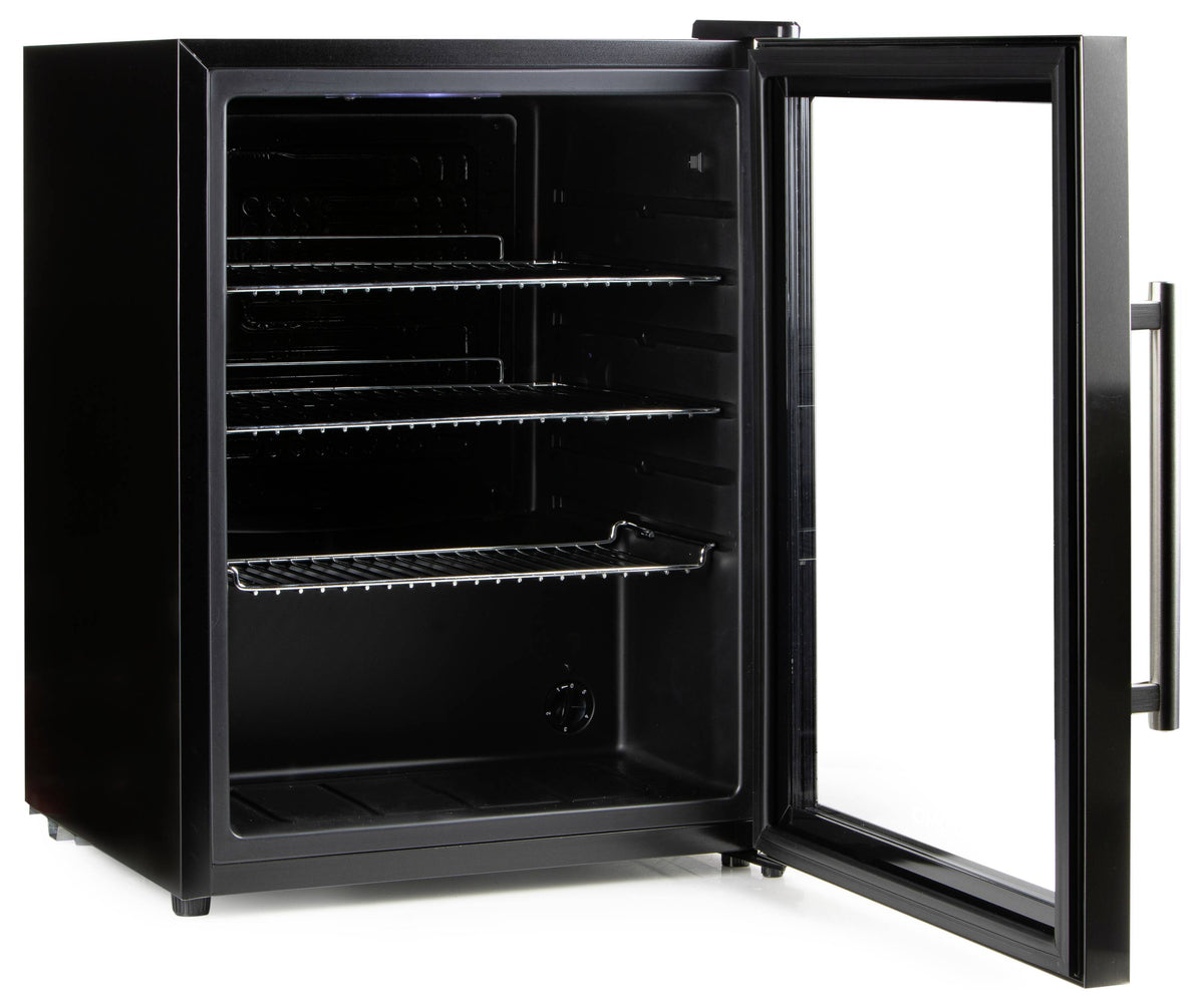 Domo Bar-Kühlschrank Party-Kühler Glastür Schwarz DO91609BK 60L Energieklasse D - 5411397165923
