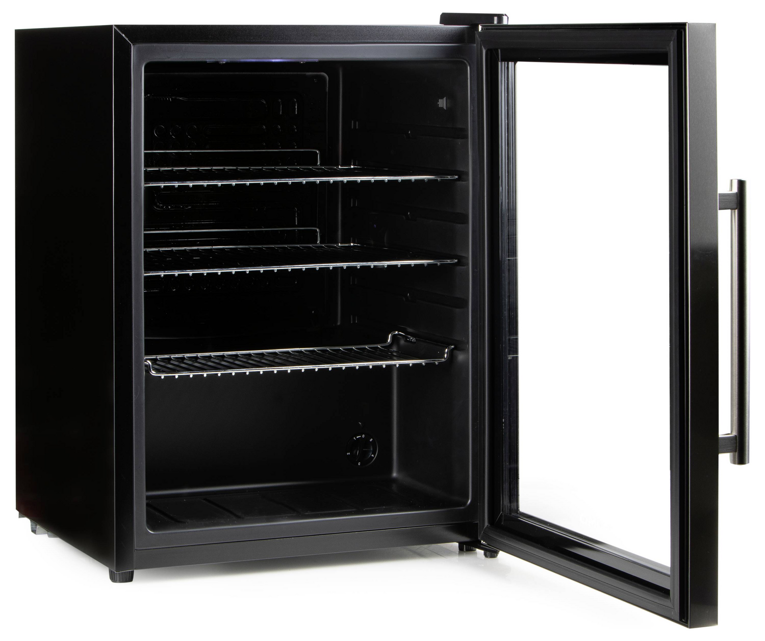 B-Ware Domo Bar Kühlschrank Party Kühler Glastür Schwarz Do91609 Bk 60 L Energieklasse D - 5411397165923