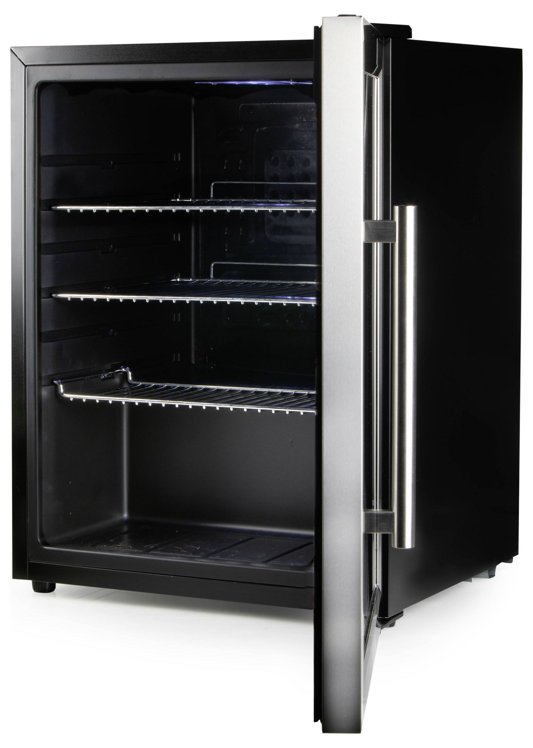 B-Ware Domo Bar Kühlschrank Party Kühler Glastür Schwarz Do91609 Bk 60 L Energieklasse D - 5411397165923