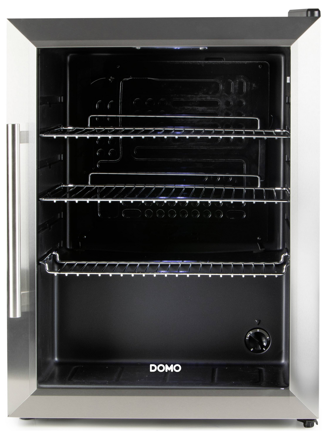 B-Ware Domo Bar Kühlschrank Party Kühler Glastür Schwarz Do91609 Bk 60 L Energieklasse D - 5411397165923