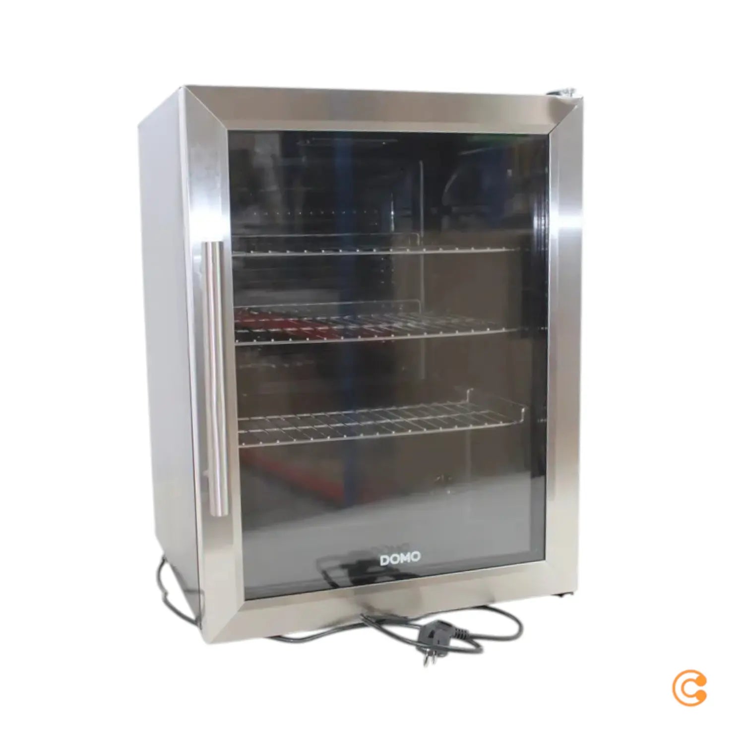 B-Ware Domo Bar Kühlschrank Party Kühler Glastür Schwarz Do91609 Bk 60 L Siehe Text/F378 - 5411397165923