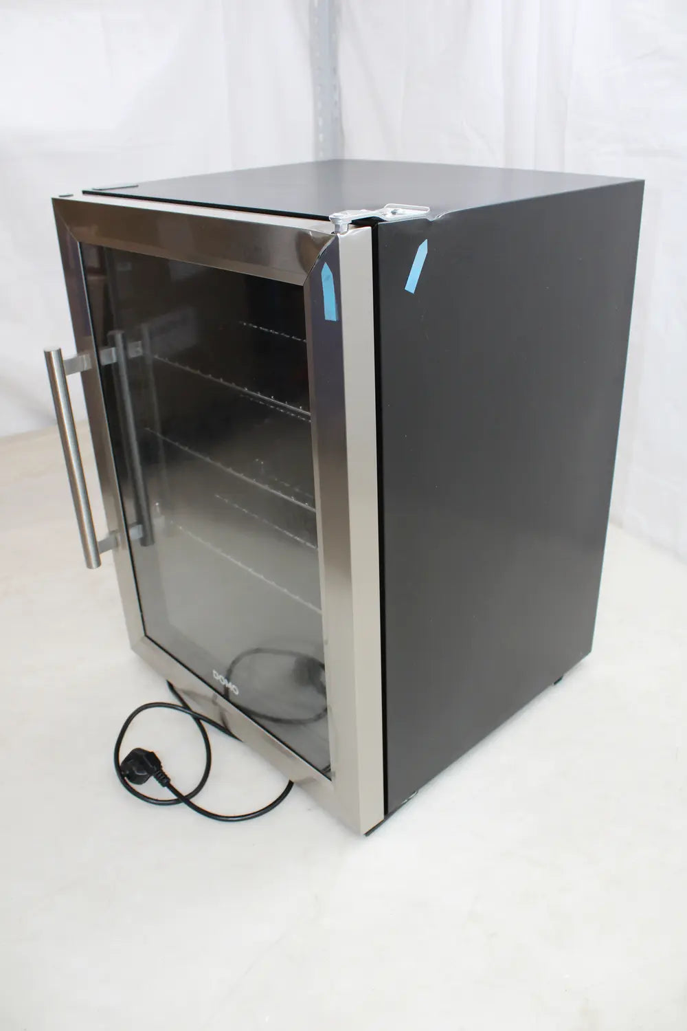 B-Ware Domo Bar Kühlschrank Party Kühler Glastür Schwarz Do91609 Bk 60 L Siehe Text/F378 - 5411397165923