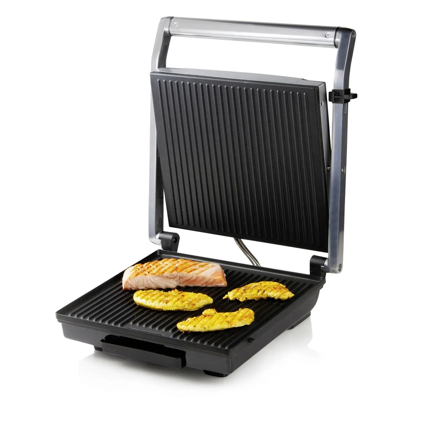 B-Ware Domo Multifunktionsgrill Kontaktgrill Elektrogrill Antihaft Cool Touch Schwarz - 5411397141101