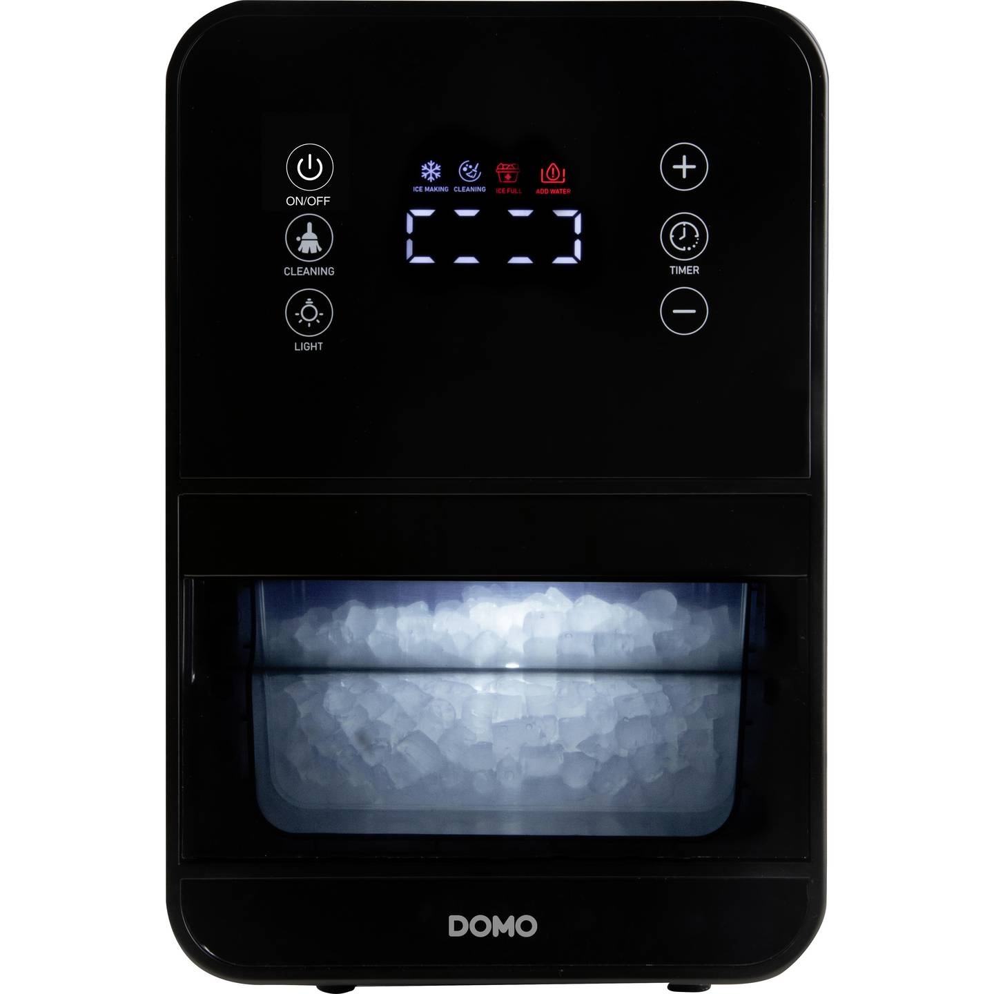 B-Ware Domo Eiswürfelmaschine Eisbereiter Nuggeteis Mini Eiswürfel Touchdisplay 15kg - 5411397170699