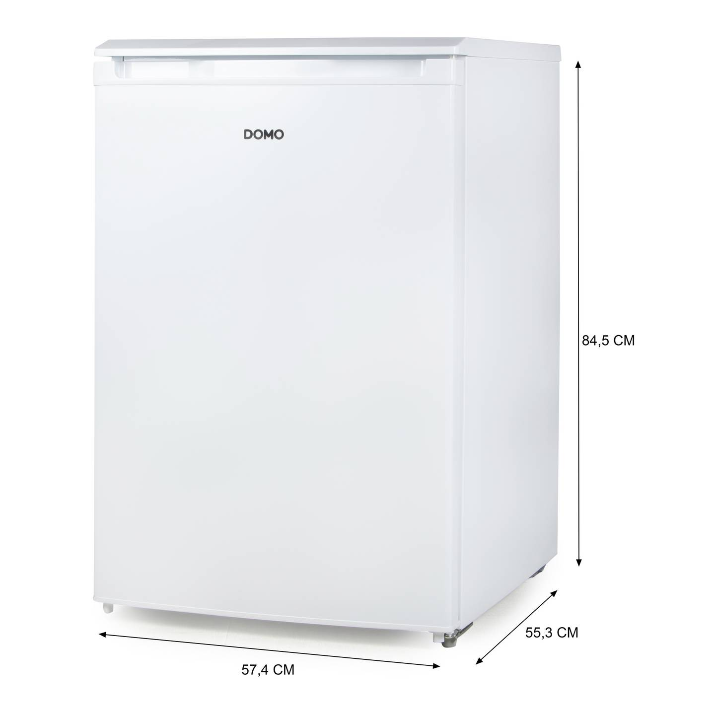 B-Ware Domo Kühlschrank Gefrierkombination Kühlgefriergerät 113 L Weiß Tischgerät - 5411397162694