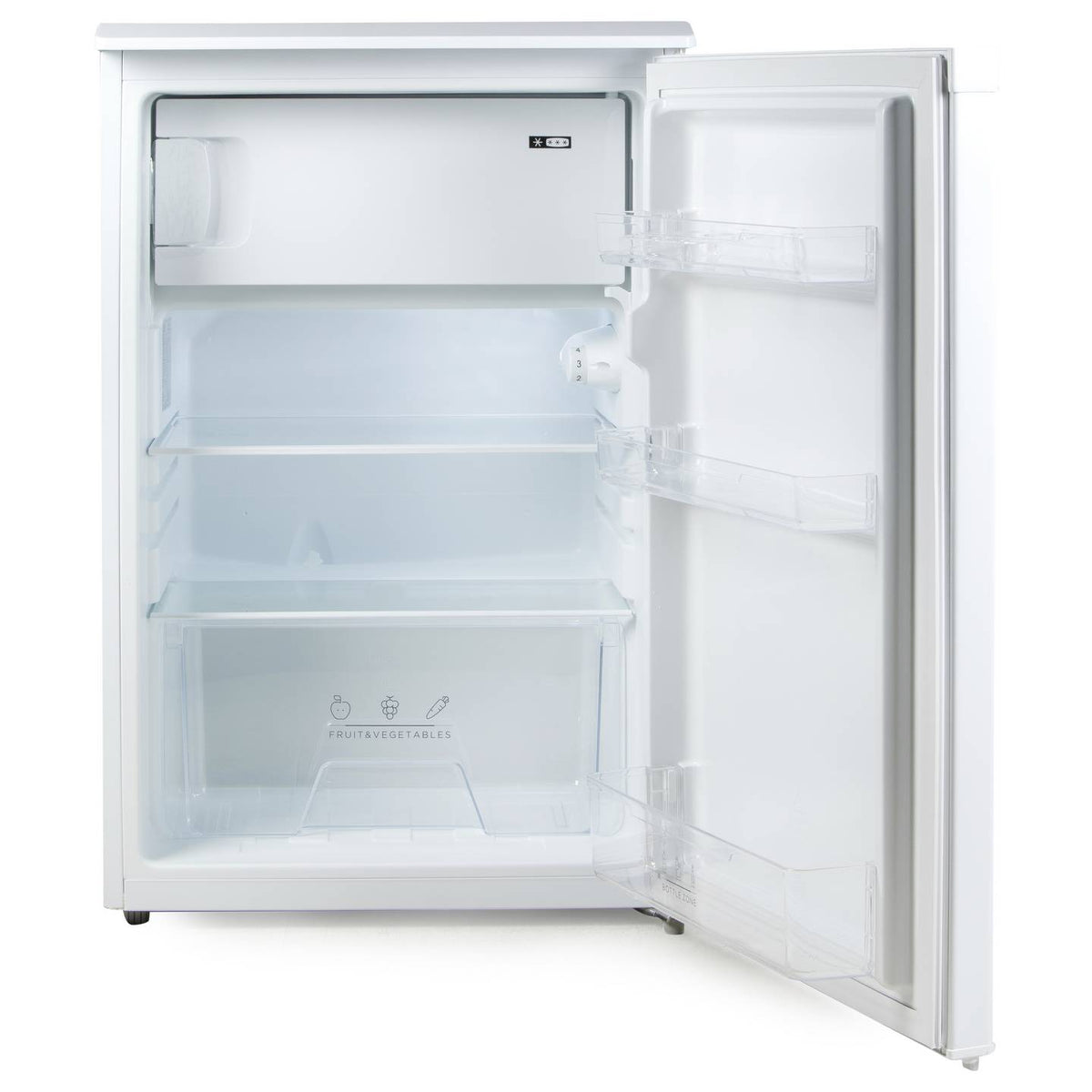 Domo Kühlschrank Gefrierkombination Kühlgefriergerät 113L Weiß Tischgerät - 5411397162694