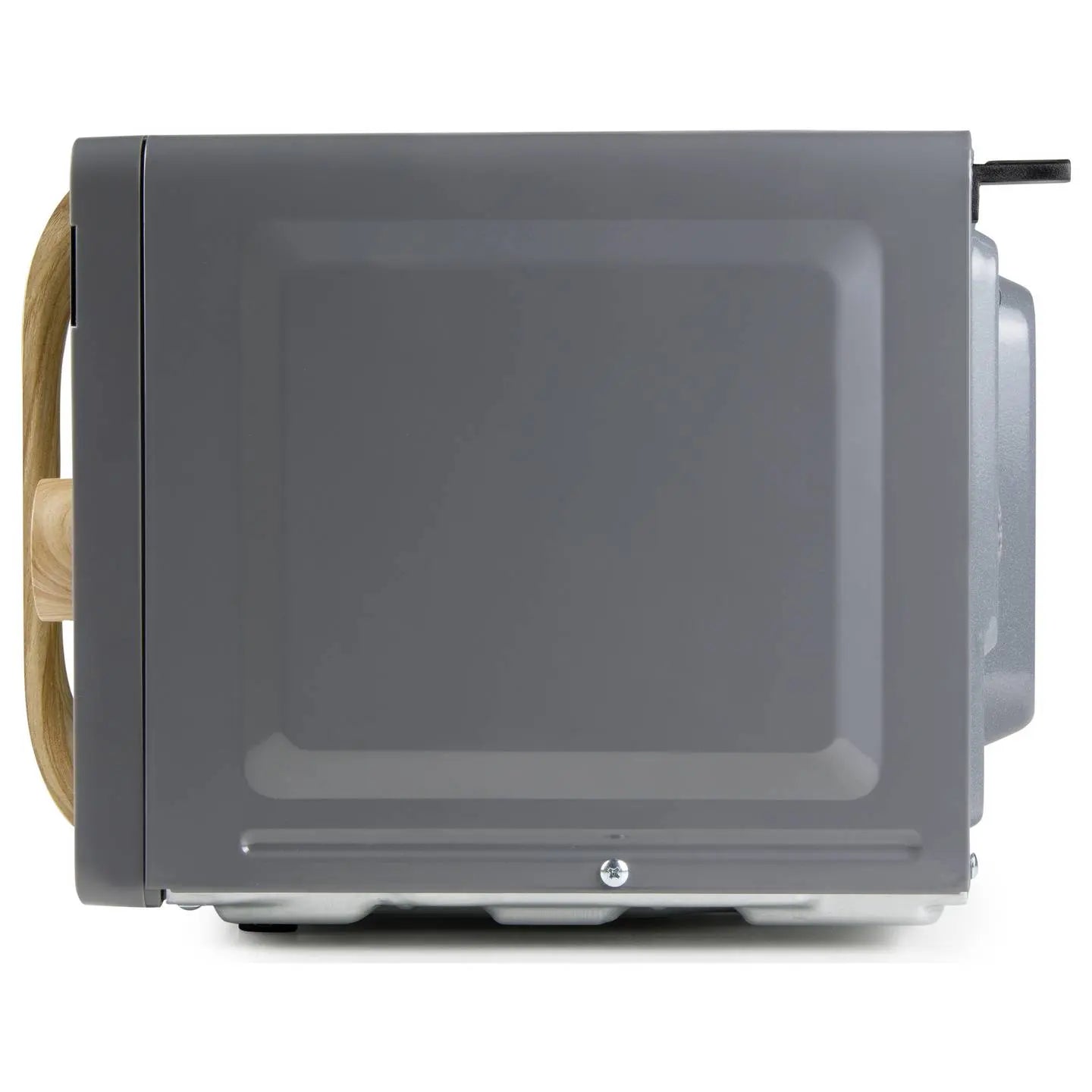 B-Ware Domo Mikrowelle Küchenofen 20 L Grau Holzlook Drehteller Do3420 Siehe Text/Foto - 5411397169488