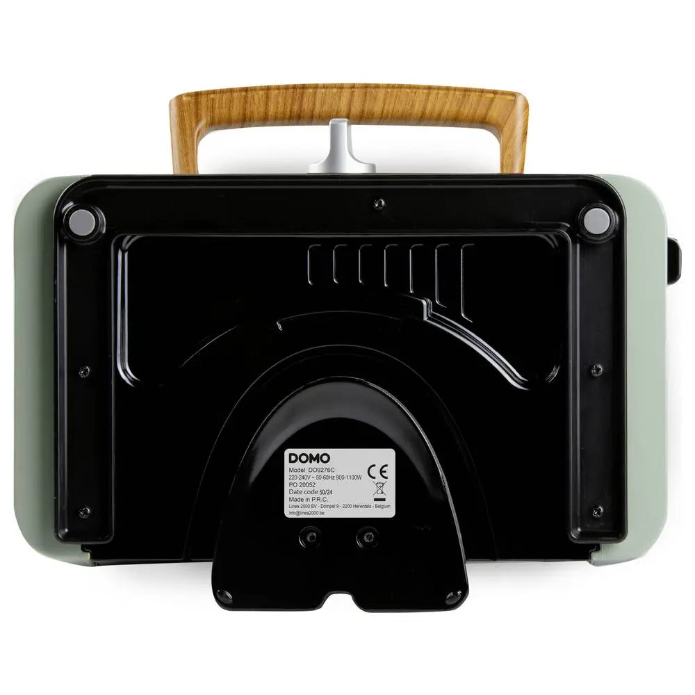 B-Ware Domo Waffeleisen Sandwichmaker Grill 3 In1 Waffelautomat Salbei Grün