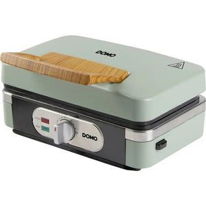 B-Ware Domo Waffeleisen Sandwichmaker Grill 3 In1 Waffelautomat Salbei Grün