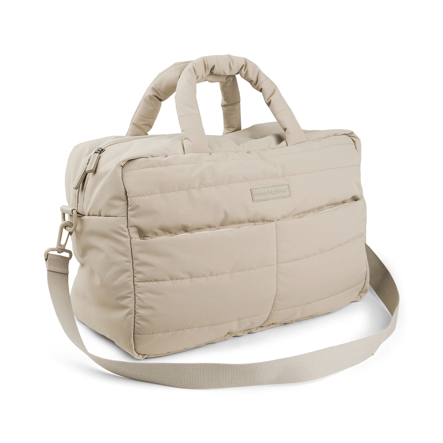 B-Ware Done By Deer Kinderwagen Wickeltasche Gesteppt Sand 24 Tasche Kinderzubehör - 5712643044253