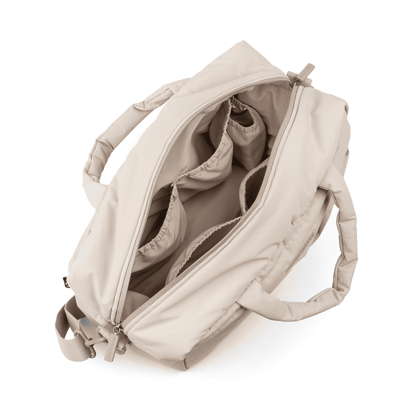 B-Ware Done By Deer Kinderwagen Wickeltasche Gesteppt Sand 24 Tasche Kinderzubehör - 5712643044253