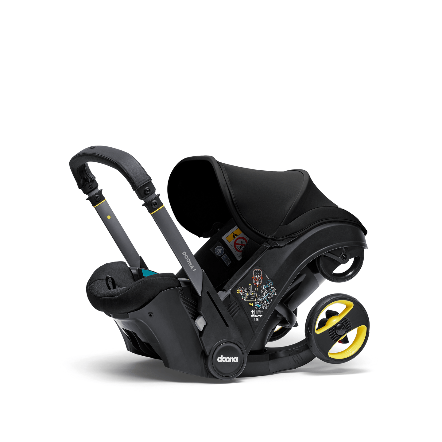 B-Ware Doona Doona I Babyschale Sitz Autokindersitz Nitro Black Seitenaufprallschutz    - 4895231705802