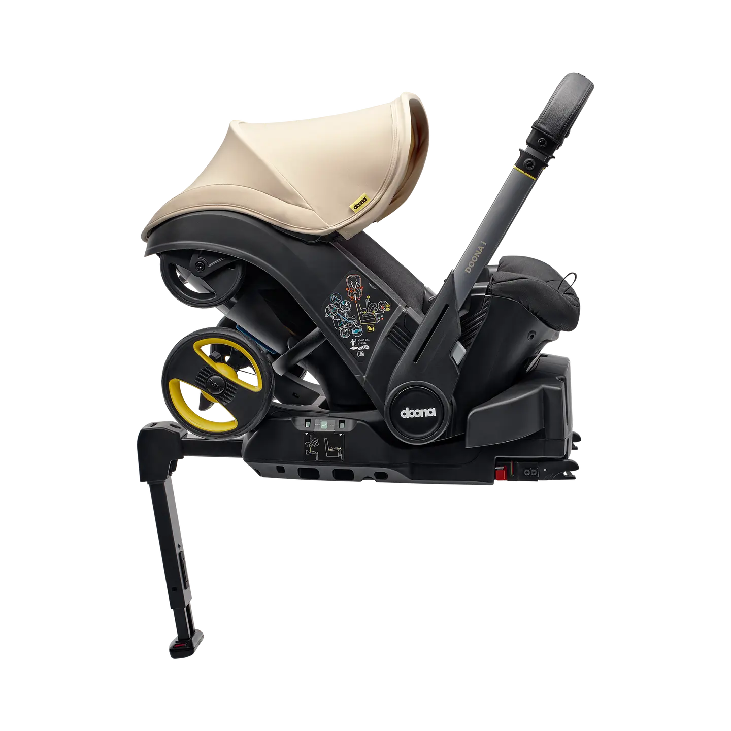 B-Ware Doona Basisstation Autositz Babyschale Isofix Station Schwarz Doona I Gruppe 0+