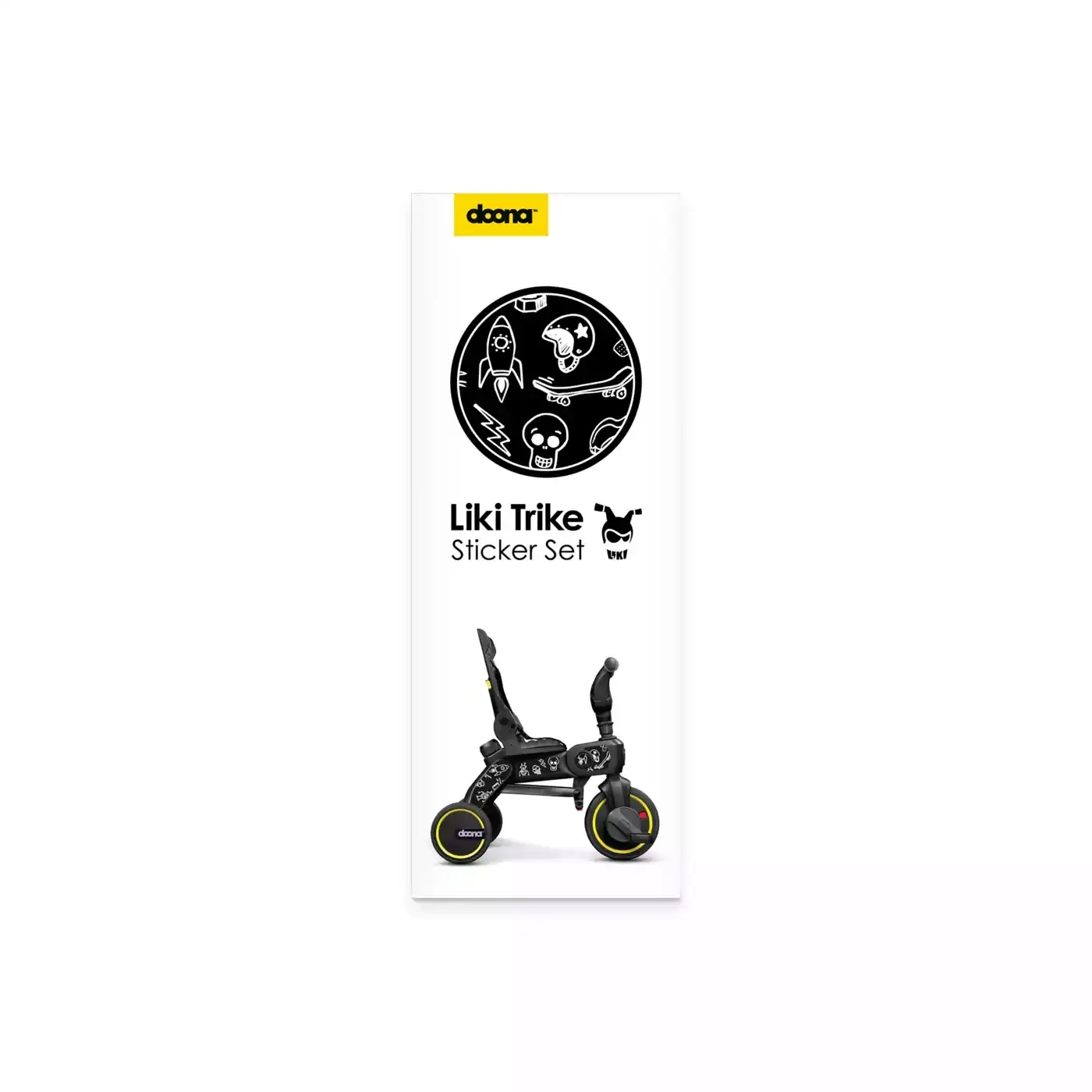 B-Ware Doona Aufkleber Sticker Set Motivaufkleber Liki B&W Cool Sketch 7 Stück - 4895231700159
