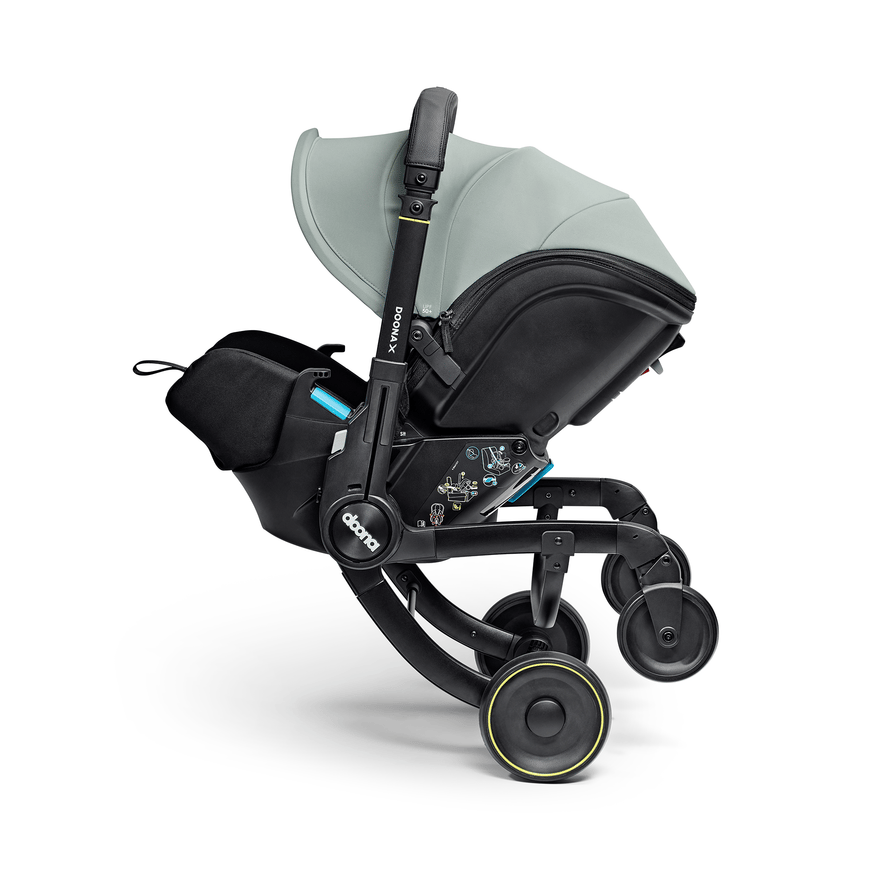 B-Ware Doona X Babyschale Kindersitz Kinderwagen Dusty Sage Kombi Autositz I Size458