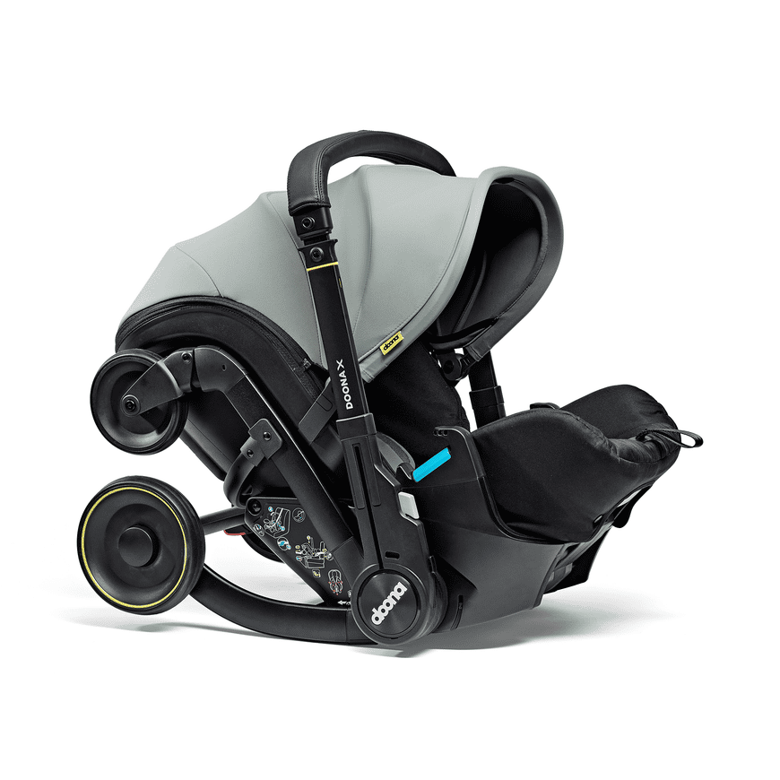 B-Ware Doona X Babyschale Kindersitz Kinderwagen Dusty Sage Kombi Autositz I Size