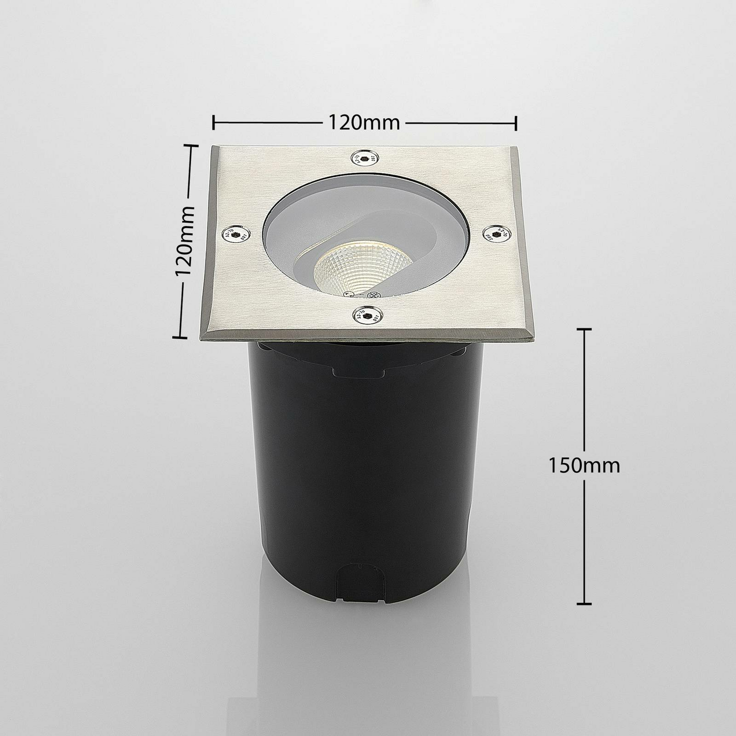B-Ware Lucande Doris Led Bodeneinbaustrahler Einbaulampe Lampe Leuchte Led Eckige Form - 4251096537963