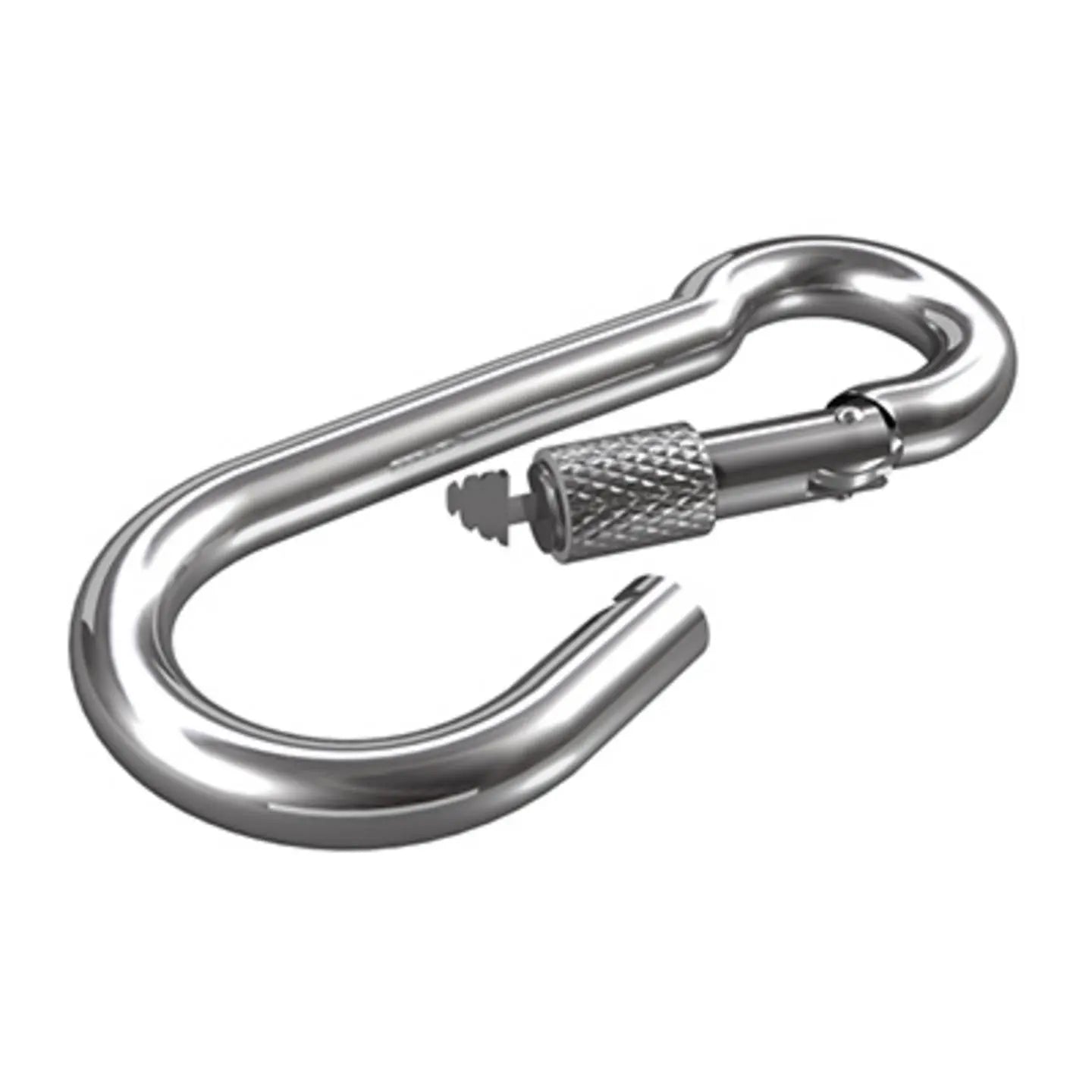 B-Ware Dörner Helmer Karabinerhaken Verschluss Edelstahl A2 80mm 6 St Universalzubehör - 4016138908572