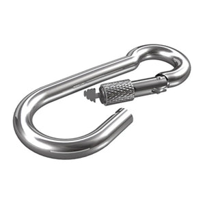 B-Ware Dörner Helmer Karabinerhaken Verschluss Edelstahl A2 80mm 6 St Universalzubehör