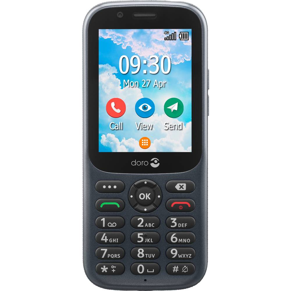 doro 730X Outdoor-Handy IP54 SOS Taste Graphit Handys Seniorenhandys Tastenhandy - 7322460080327