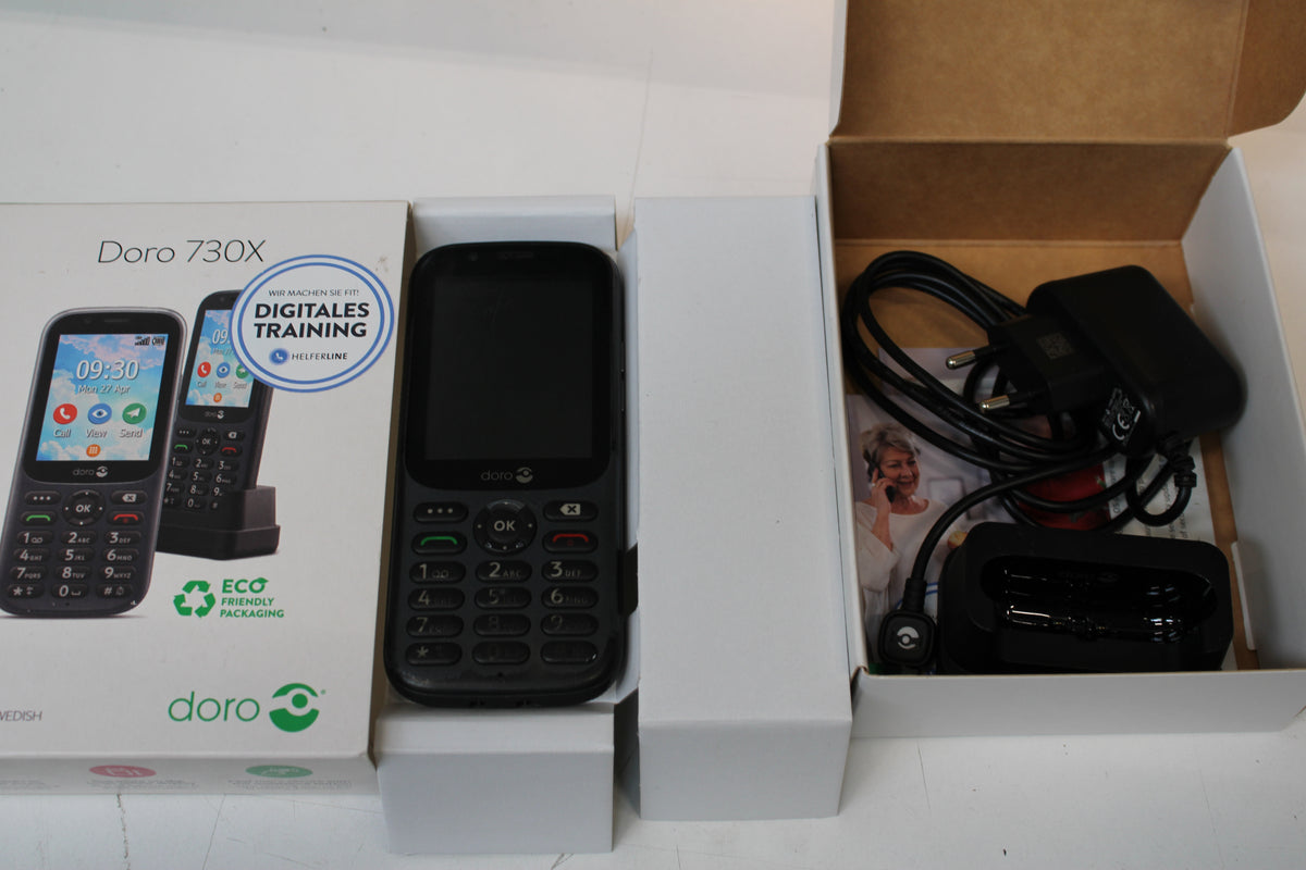 doro 730X Outdoor-Handy IP54 SOS Taste Handys Seniorenhandys SIEHE TEXT/FOTO - 7322460080327
