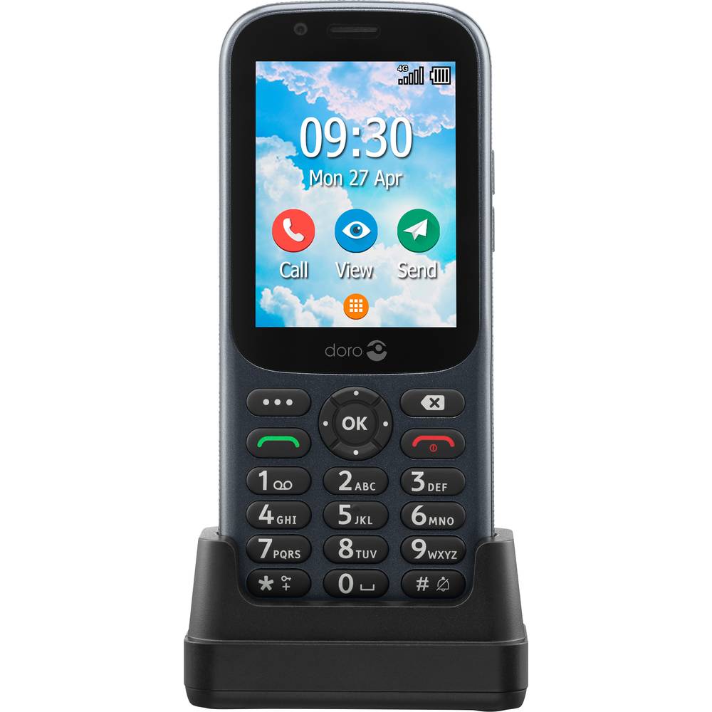doro 730X Outdoor-Handy IP54 SOS Taste Graphit Handys Seniorenhandys Tastenhandy - 7322460080327