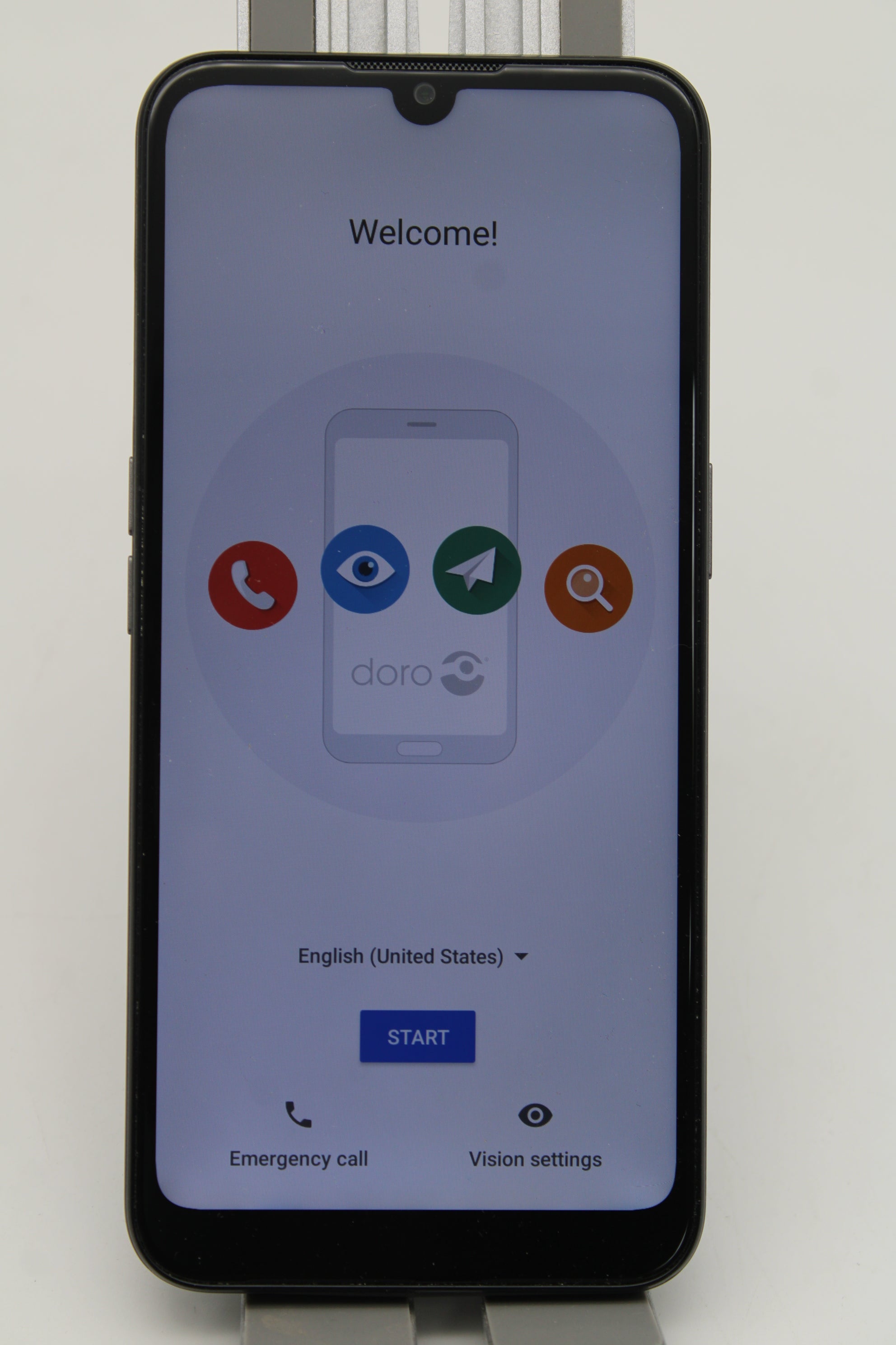 Doro 8100 Plus 32GB Smartphone 6,09 Zoll 13MP Kamera Android 11 schwarz/grau - 7322460082413
