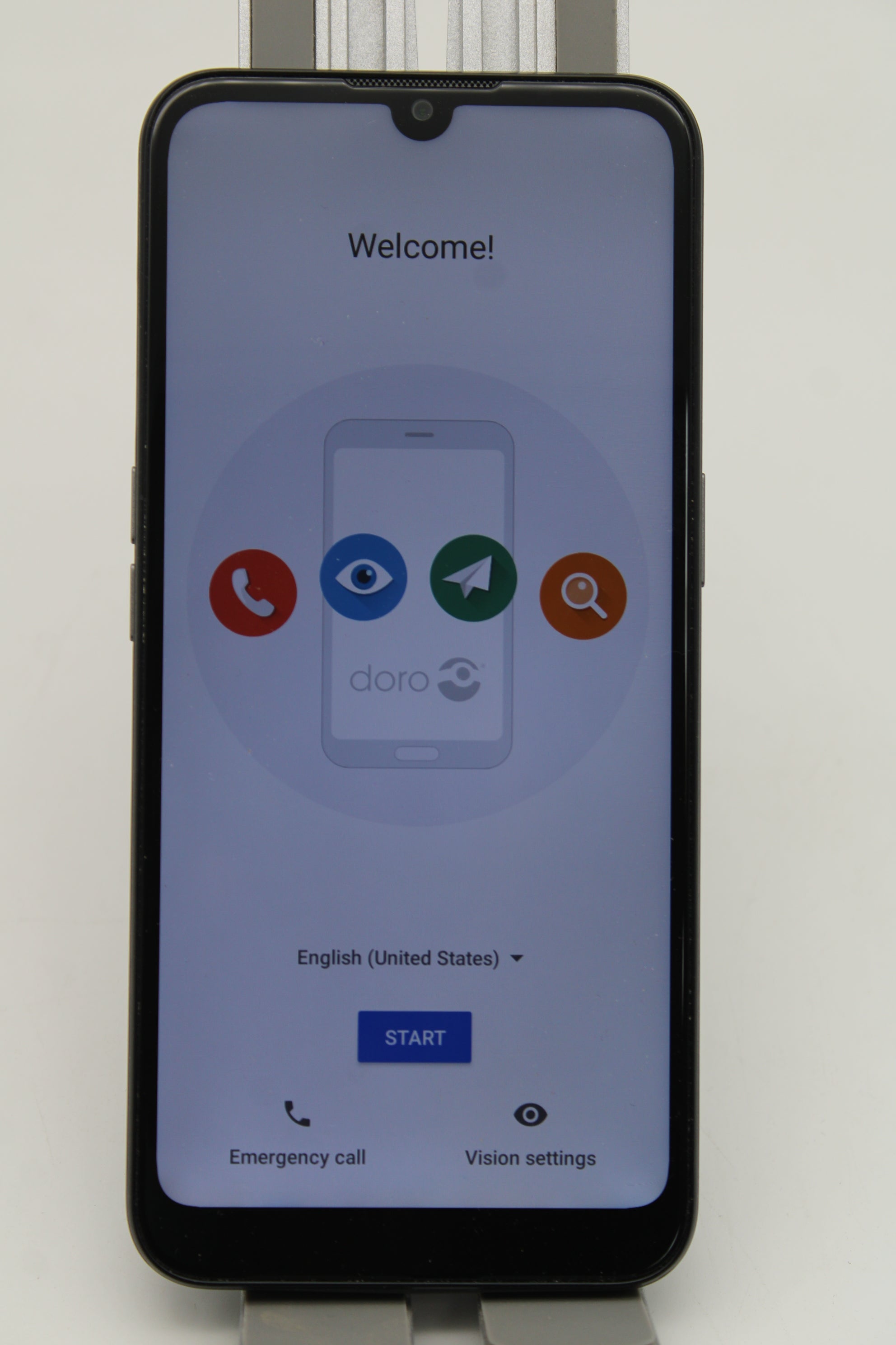 Doro 8100 Plus 32GB Smartphone 6,09 Zoll 13MP Kamera Android 11 schwarz/grau - 7322460082413