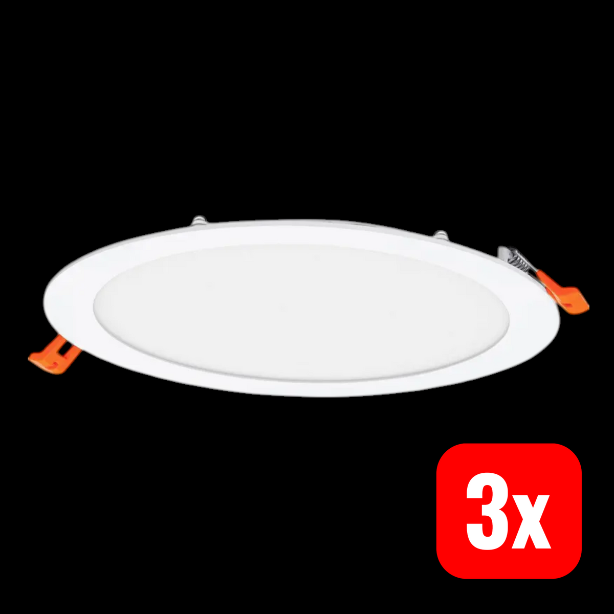OSRAM Downlight Slim 225mm 22W 6500K Panel Einbauleuchte LED Deckenlampe 3 STÜCK - 4099854445804