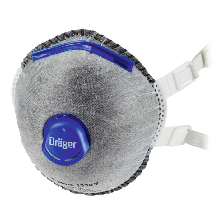 B-Ware Dräger Safety Atemschutzmasken Set Maske Atem X Plore Serie 1300 Filter P3 Vc
