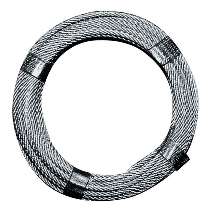 B-Ware Drahtseil Seil Drahtseil Verzinkt D4 0mm L200m 6x7 1 Fe Bruchkraft 9 38k N Stahl