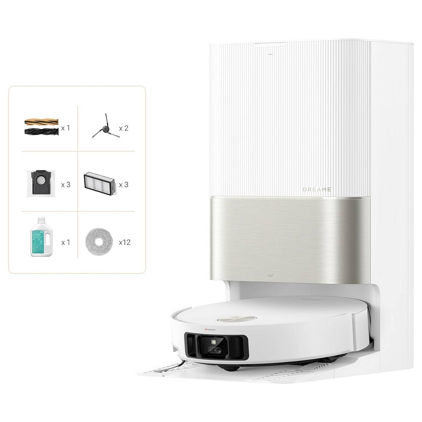 B-Ware Dreame Saugroboter Reinigungsgerät Dreame X50 Ultra White Staubsauger Weiß    - 6977328065025