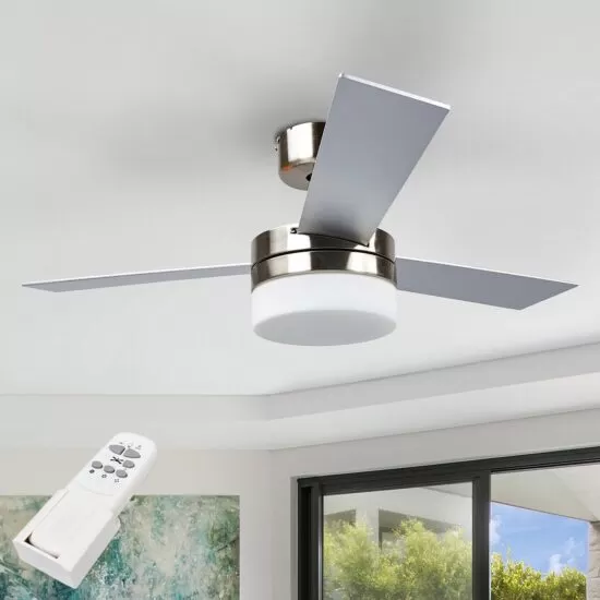 B-Ware Lindby Dreiflügeliger Deckenventilator Alvin Mit Licht Deckenlampe Leuchte Lampe - 4251096539431