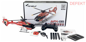 D-Ware Amewi Drf Afx 135 Pro Rc Hubschrauber Modell Helikopter Rt F Defektware