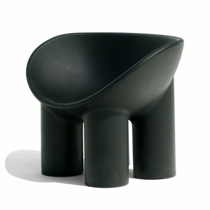 B-Ware Driade Roly Poly Armchair Graphitschwarz Stuhl Armlehnenstuhl Sessel Küchenstuhl