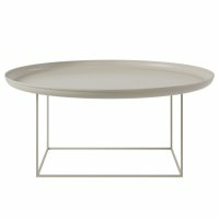 B-Ware Norr11 Duke Stone Kaffeetisch Beistelltisch Couchtisch Sofatisch Tisch Grau Rund - 4251501644064