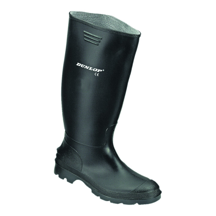Dunlop Gummistiefel Stiefel Pricemaster Schwarz Größe 47 Pvc Sohle Gummi Stiefel