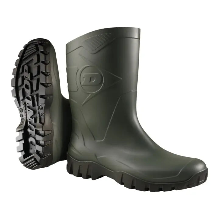 B-Ware Dunlop Stiefel Gummistiefel Kurzstiefel Dee Grün Wasserdicht Größe 38 Pvc 2 Paar - 8713197350132