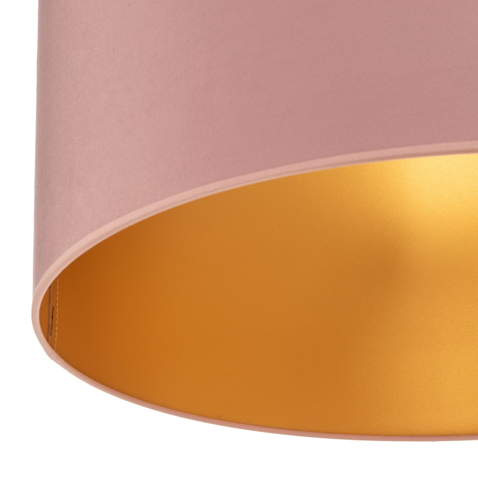 Duolla Deckenlampe Leuchte Lampe Golden Roller Ø 60cm hellrosa gold 3x E27 LED - 5903689183529