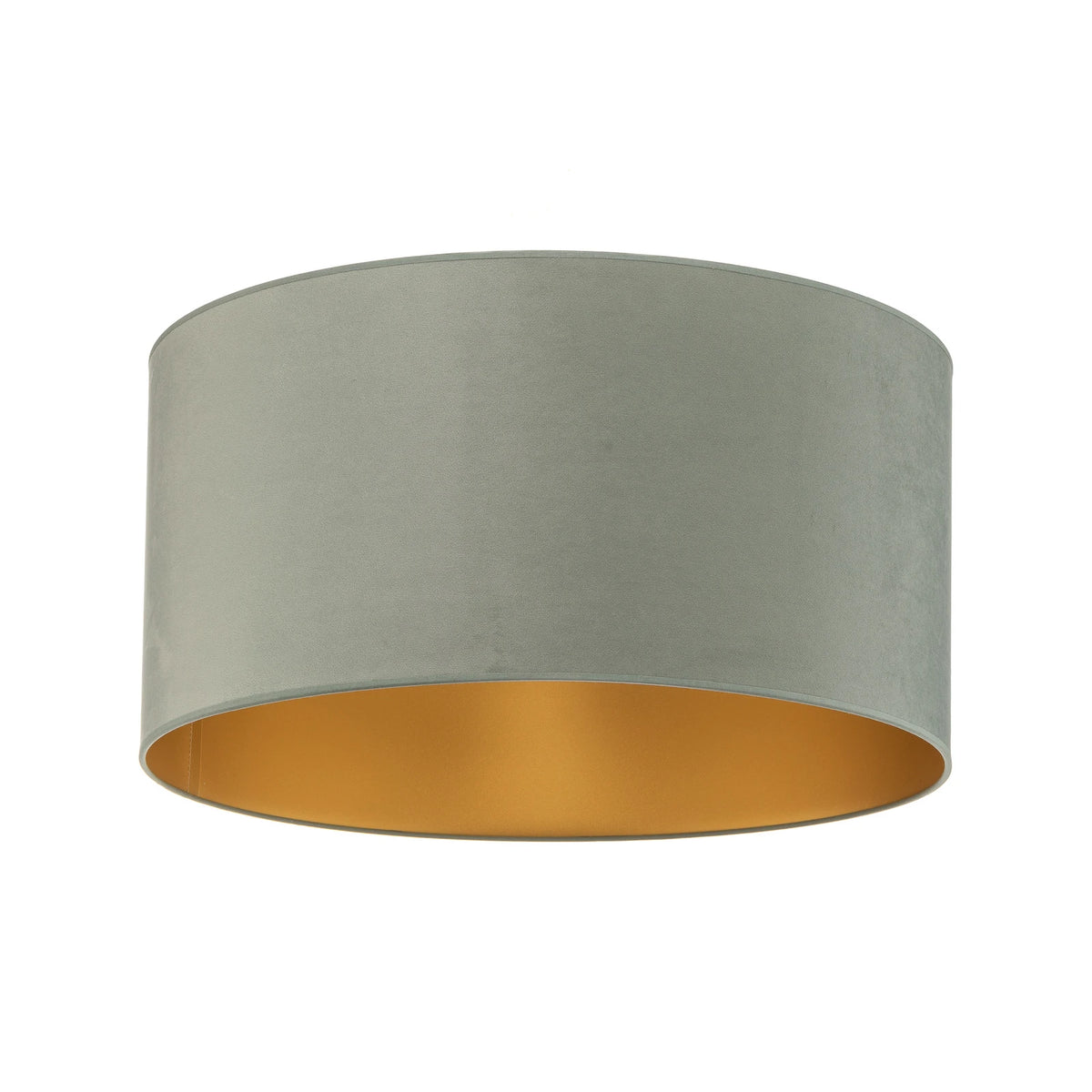 Duolla Deckenleuchte Deckenlampe Golden Roller Lampe E27 mintgrün gold Samt 60cm - 5903689183673