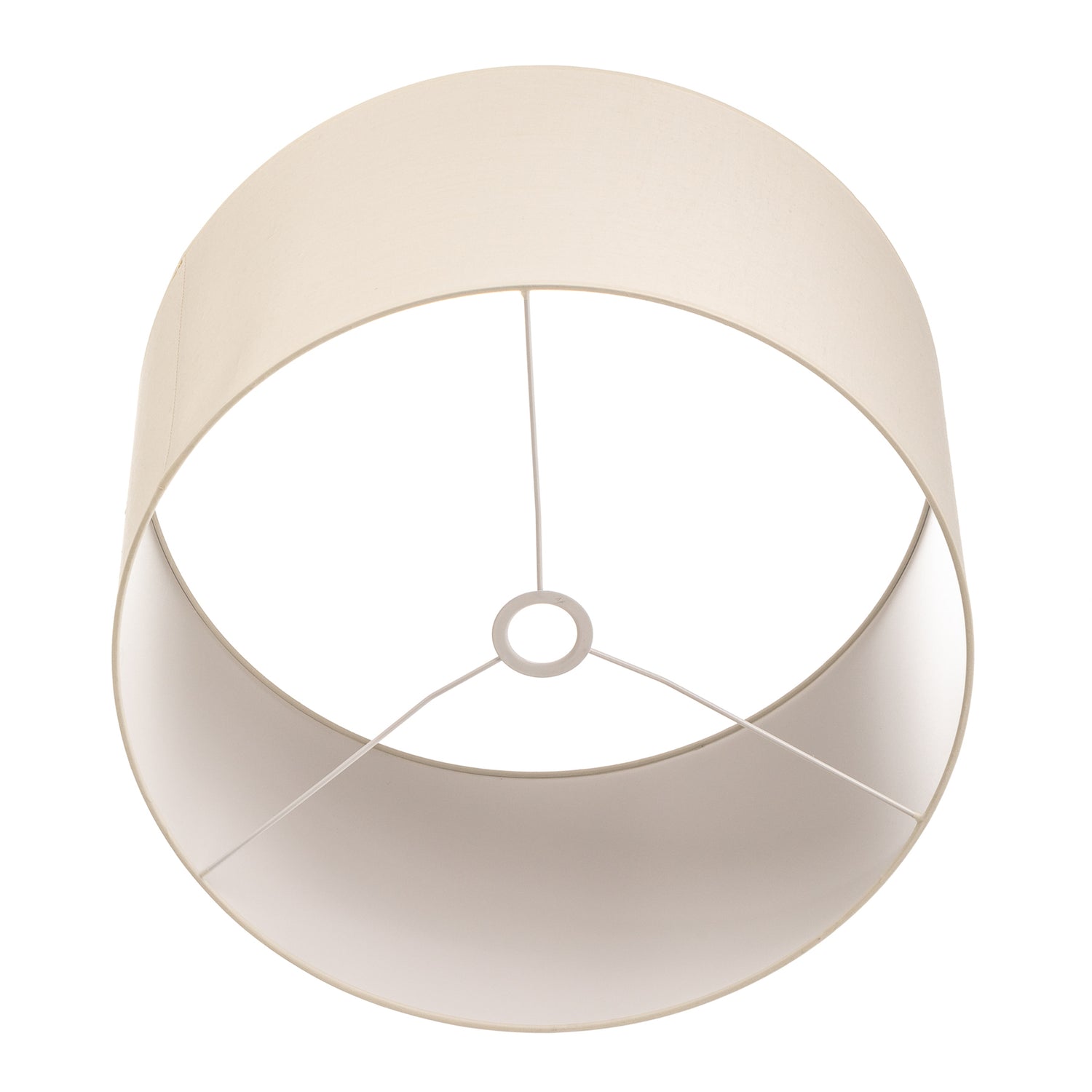 B-Ware Lampenschirm Roller Lampenschirm Abdeckung Ecru Baumwolle ø50cm Höhe 30cm - 5903689188357