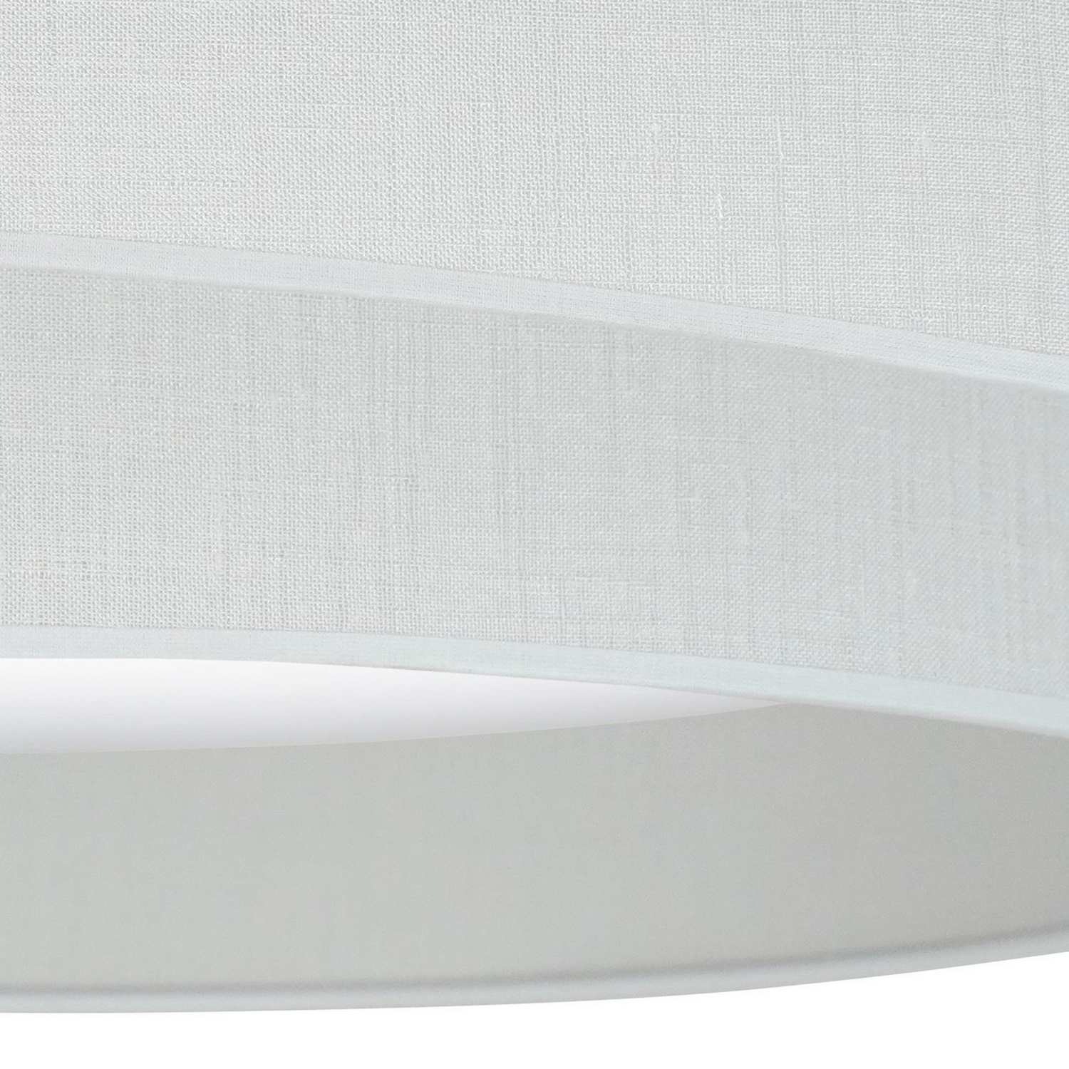 Duolla Led Deckenleuchte Lampe Leuchte Fernbedienung Weiß 60cm Dimmbar Textil    B-Ware