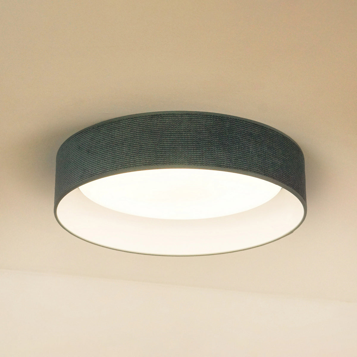 DUOLLA Deckenleuchte Plafond Lampe LED mintgrün Stoff Cord Fernbedienung231 - 5905317606509