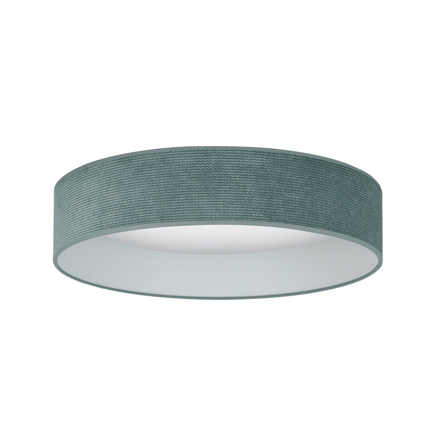 B-Ware Duolla Led Deckenleuchte Plafond Lampe Mintgrün Stoff ø 45 Cm 3 Step - 5905317606509