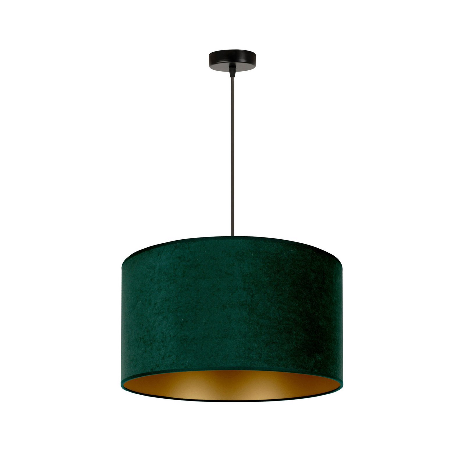 B-Ware Duolla Pendellampe Hängelampe Golden Roller Dunkelgrün Gold Esszimmerlampe - 5903689181235