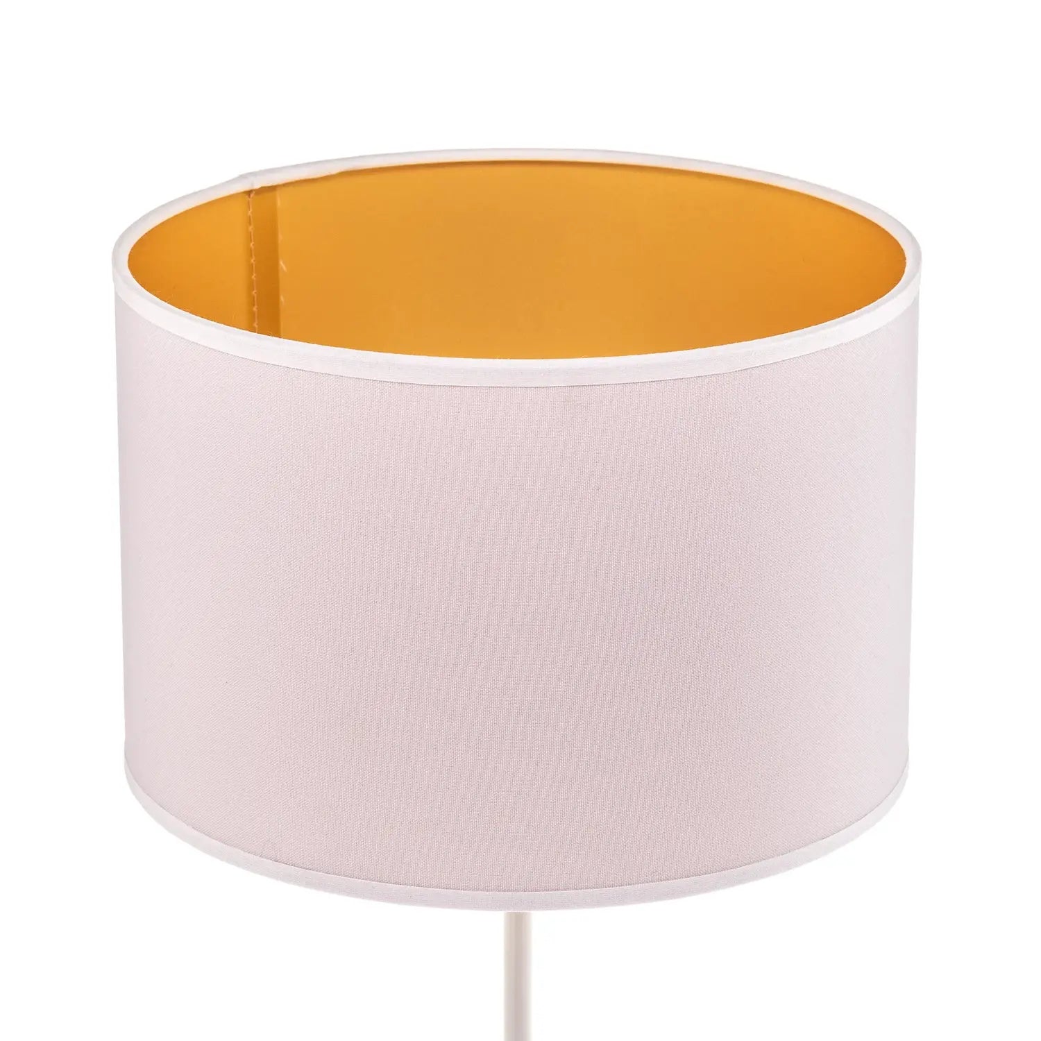 B-Ware Duolla Tischleuchte Tischlampe Roller Weiß Metall Schalter 50 Cm Siehe Text - 5903689182881